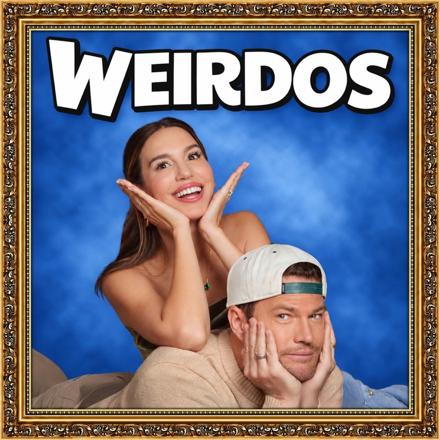 WEIRDOS podcast cover: Christy Carlson Romano and Brendan Rooney